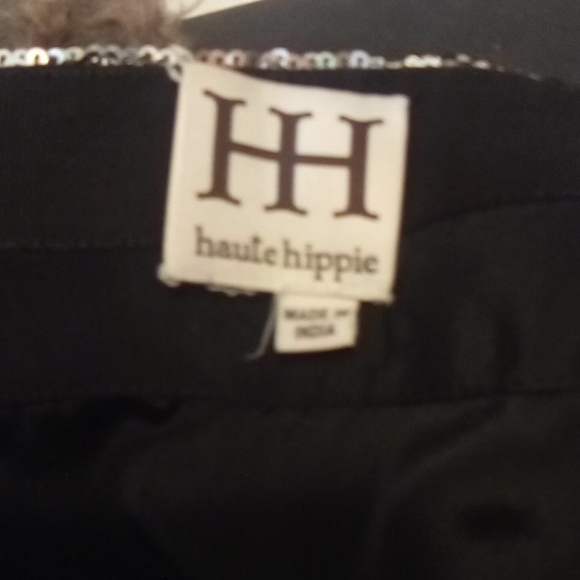 Haute Hippie sequin gold mini skirt - Picture 3 of 4